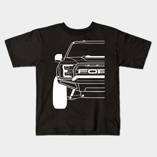 Ford Raptor Kids T-Shirt by HSDESIGNS